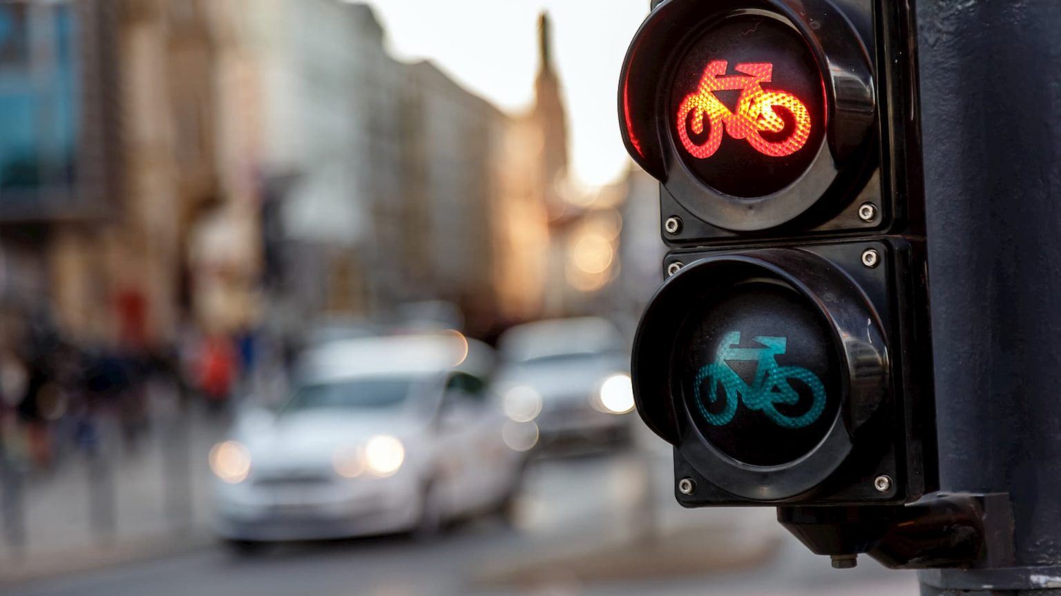 rote ampel fahrrad